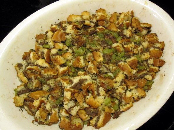 Making The White Castle Stuffing