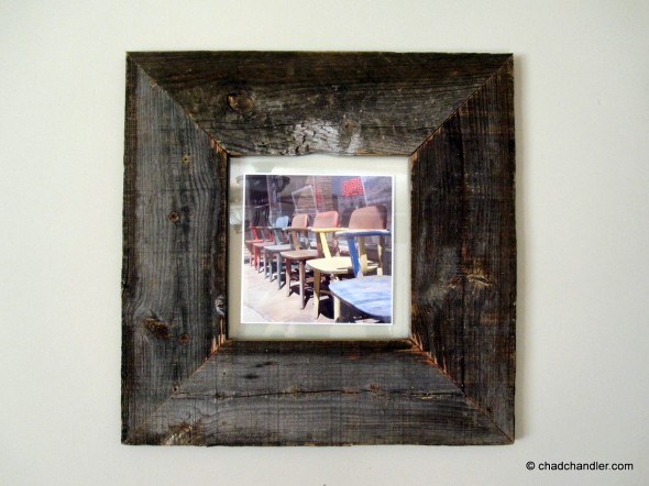 DIY Barn Wood Picture Frames